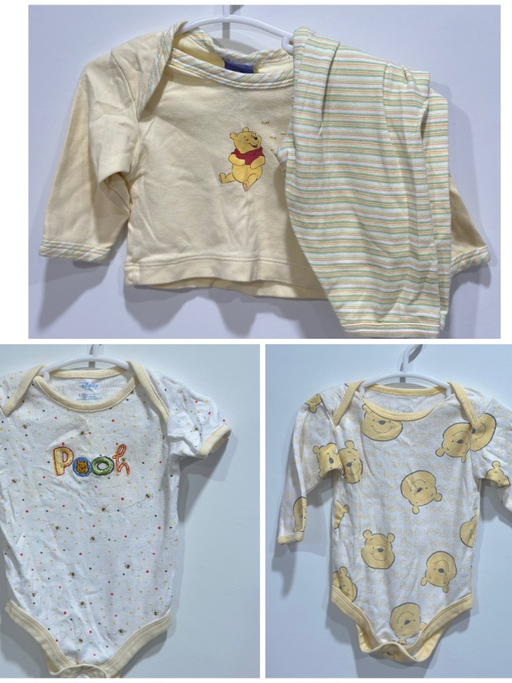 3 for $25 Disney Winnie the Pooh Baby Set Bundle 0-3 months